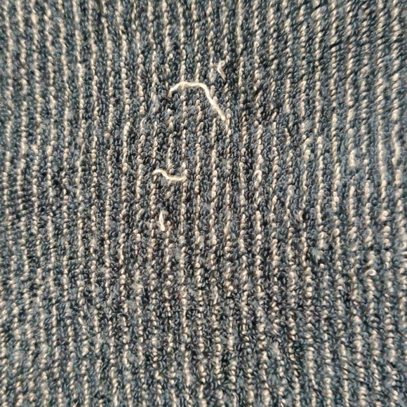 VGUC Terry cloth striped hoodie - Picture 3 of 5